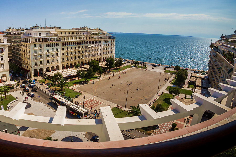  Electra Palace Hotel pogled na trg Aristotelous 